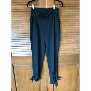 Black Joggers with tie at ankles